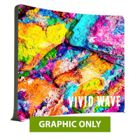  - GRAPHIC ONLY - Backlit Vivid Wave 10ft Lightbox