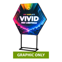 GRAPHIC ONLY - Backlit Vivid Hex Lightbox