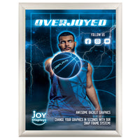 BACKLIT - Overjoyed Snap Frame - Wall Mount Lightbox