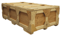 Half Wood Crate