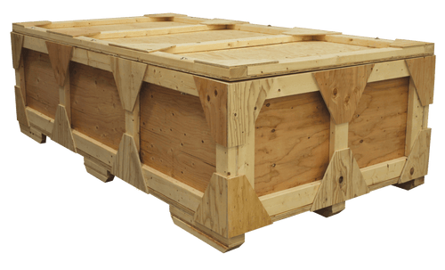 Half Wood Crate