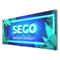 20ft x 7.4ft SEGO Backlit Trade Show Booth Double-Sided - A