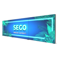 30ft x 7.4ft SEGO Backlit Trade Show Booth - A30