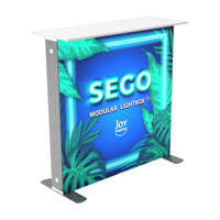 3.3ft x 3.3ft SEGO Double-Sided Lightbox Counter