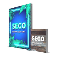 10ft x 7.4ft SEGO Backlit Trade Show Booth Double-Sided - D