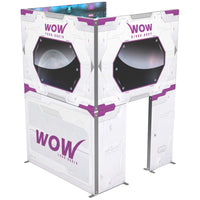 20x20 SEGO Customizable Backlit Island Exhibit - Flex-B