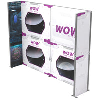 20x20 SEGO Customizable Backlit Island Exhibit - Flex-C