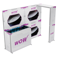 20x20 SEGO Customizable Backlit Island Exhibit - Flex-G
