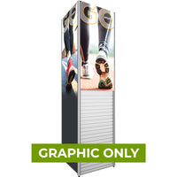  - GRAPHIC ONLY - MODIFY Illuminated Four Sided Stand with Two Slatwall Panels  - 39