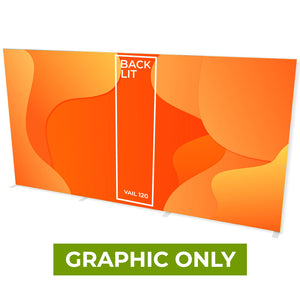 GRAPHIC ONLY - BACKLIT VAIL 120DB SEG Extrusion Fabric - Replacement Graphic