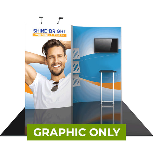 GRAPHIC ONLY - 10ft Hybrid Pro Backwall Exhibit 02 Replacement Graphic