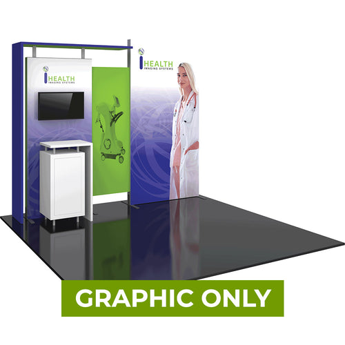 GRAPHIC ONLY - 10ft Hybrid Pro Backwall Exhibit 03 Replacement Graphic