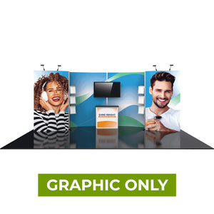 GRAPHIC ONLY - 20ft Hybrid Pro 10  Backwall Replacement Graphic