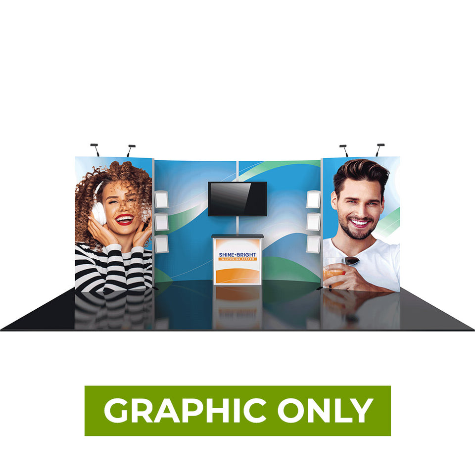 GRAPHIC ONLY - 20ft Hybrid Pro 10  Backwall Replacement Graphic