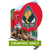  - GRAPHIC ONLY - EZ Tube Connect 10FT Kit L Convention Banner Graphic Packages - Replacement Graphic