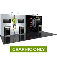  - GRAPHIC ONLY - 20ft Hybrid Pro 14  Backwall Replacement Graphic