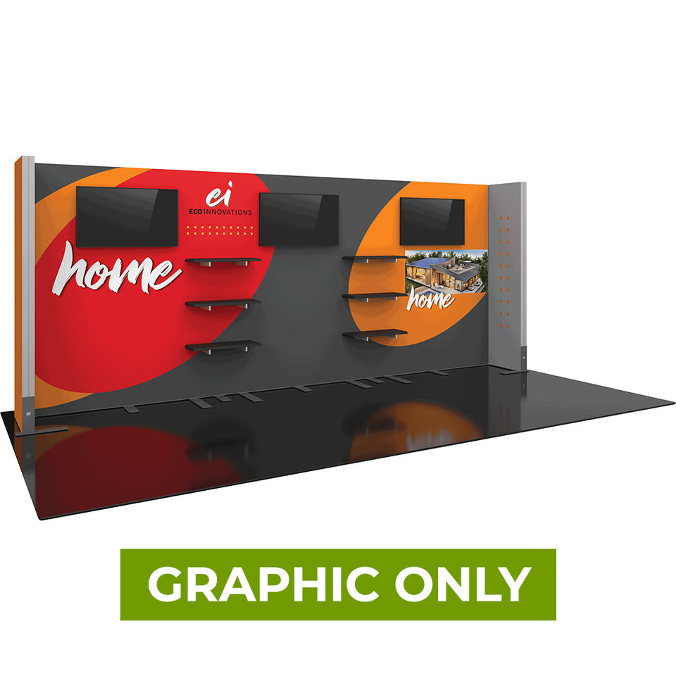 GRAPHIC ONLY - 20ft Hybrid Pro 22  Backwall Replacement Graphic