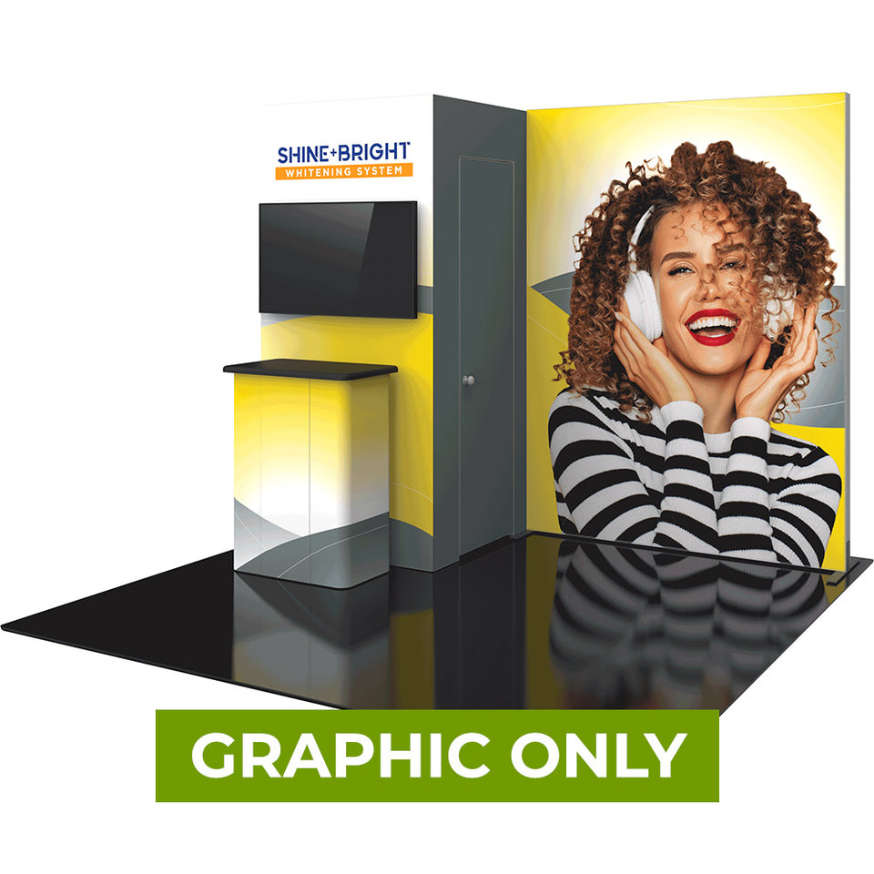 GRAPHIC ONLY - 10ft Hybrid Pro Backwall Exhibit 24 Replacement Graphic