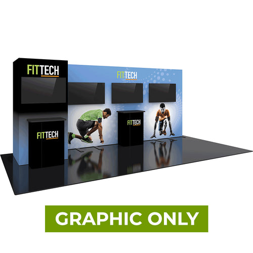 GRAPHIC ONLY - 20ft Hybrid Pro 25  Backwall Replacement Graphic