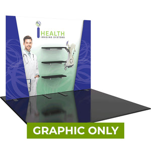 GRAPHIC ONLY - 10ft Hybrid Pro Backwall Exhibit 27 Replacement Graphic