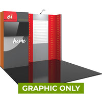  - GRAPHIC ONLY - 10ft Hybrid Pro 34 Backwall Exhibit - Replacement Graphic