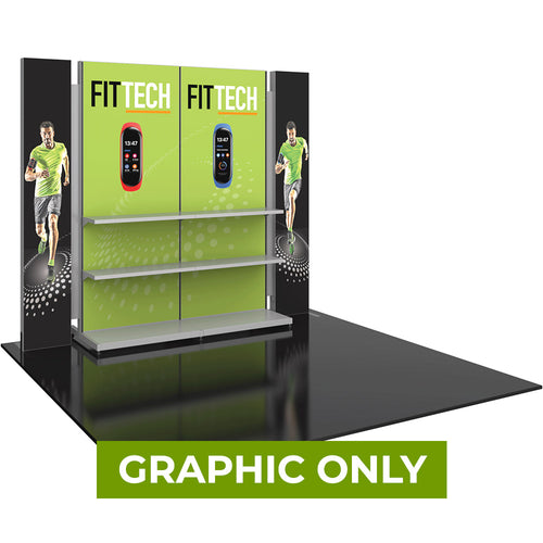 GRAPHIC ONLY - 10ft Hybrid Pro 35 Backwall Exhibit - Replacement Graphic