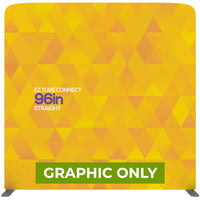  - GRAPHIC ONLY - EZ Tube Connect 8 Ft. X 7.5 Ft. Straight Top Fabric Graphic Banner - Replacement Graphic