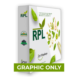 GRAPHIC ONLY - 5 Ft. RPL Fabric Pop Up Display - 5'H Straight Graphic Package - Replacement Graphic