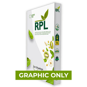 GRAPHIC ONLY - 5 Ft. RPL Fabric Pop Up Display - 89"H Straight Graphic Package - Replacement Graphic