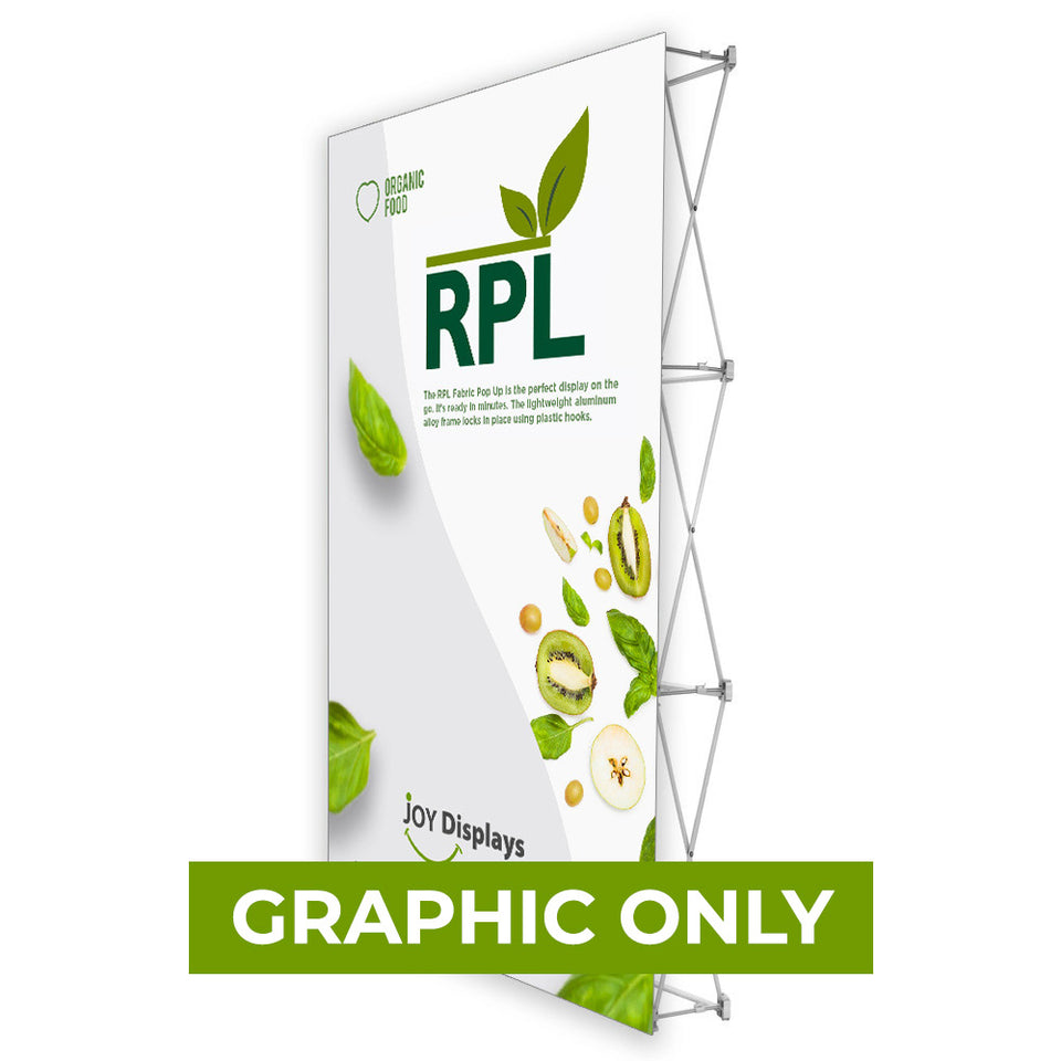 GRAPHIC ONLY - 5 Ft. RPL Fabric Pop Up Display - 89