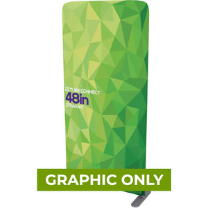 GRAPHIC ONLY - EZ Tube Connect 4 Ft. X 7.5 Ft. Straight Top Fabric Graphic Banner - Replacement Graphic