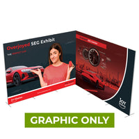  - GRAPHIC ONLY - 10 Ft X 7.5 Ft - Overjoyed SEG Tradeshow Booth C - Replacement Graphic