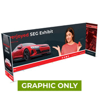  - GRAPHIC ONLY - 20 Ft X 7.5 Ft - Overjoyed SEG Tradeshow Booth D - Replacement Graphic