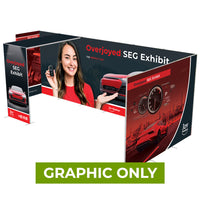  - GRAPHIC ONLY - 20 Ft X 7.5 Ft - Overjoyed SEG Tradeshow Booth G - Replacement Graphic