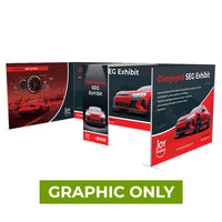 GRAPHIC ONLY - 20 Ft X 7.5 Ft Overjoyed SEG Tradeshow Booth I - Replacement Graphic