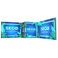20x20 SEGO Backlit Trade Show Booth - Storage and Hanging Banner - I