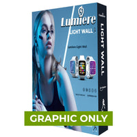  - GRAPHIC ONLY - Lumière Light Wall® 5ft X 7.5ft Fabric Graphic Package (No Lights) Replacement Graphic