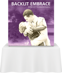 Embrace 5ft Backlit Tabletop Push-Fit Tension Fabric Display