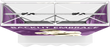 Load image into Gallery viewer, Embrace 5ft Backlit Tabletop Push-Fit Tension Fabric Display