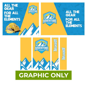 GRAPHIC ONLY - 10ft Wallbox w/ Left Storage - Replacement Graphic