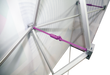 Load image into Gallery viewer, Hopup 5ft Straight Square Tabletop Tension Fabric Display