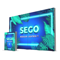 10ft x 7.4ft SEGO Backlit Trade Show Booth Double-Sided - K
