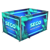 13.3ft x 10ft SEGO Backlit Trade Show Conference Room - M