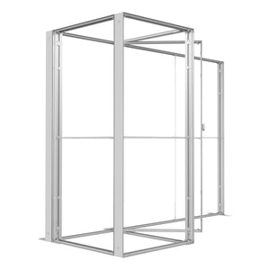BACKLIT Display - 10ft x 7.4ft SEGO Trade Show Booth with Lockable Storage Room - Configuration J10