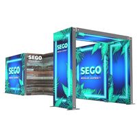 30ft x 7.4ft SEGO Backlit Trade Show Booth - Storage Room - P30