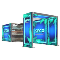 30ft x 7.4ft SEGO Backlit Trade Show Booth - Storage Room - P30