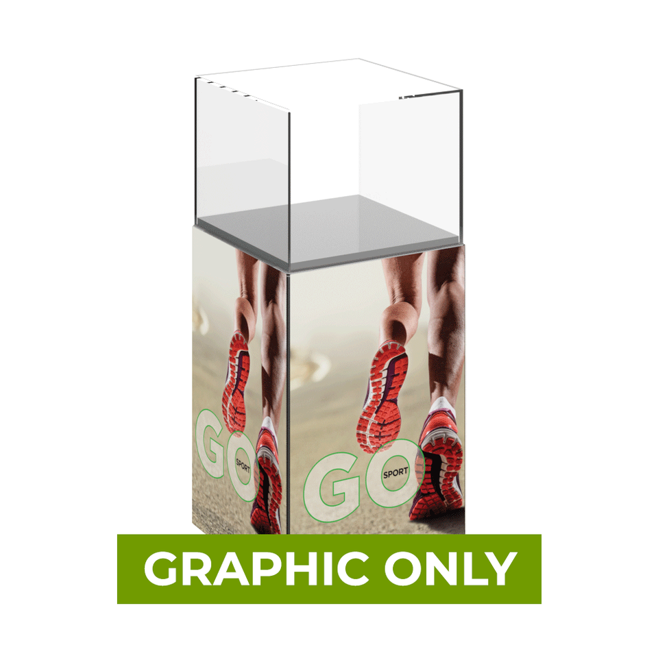GRAPHIC ONLY - MODIFY PEDESTAL 02 with Acrylic Top - 16