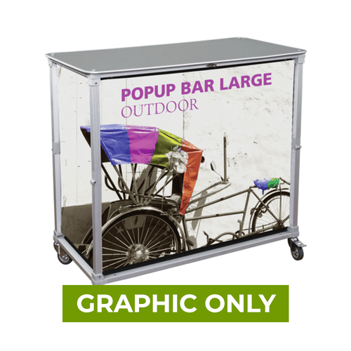 GRAPHIC ONLY - Portable Popup Bar Large - Replacement Graphic