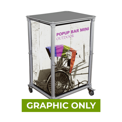 GRAPHIC ONLY - Portable Popup Bar Mini - Replacement Graphic