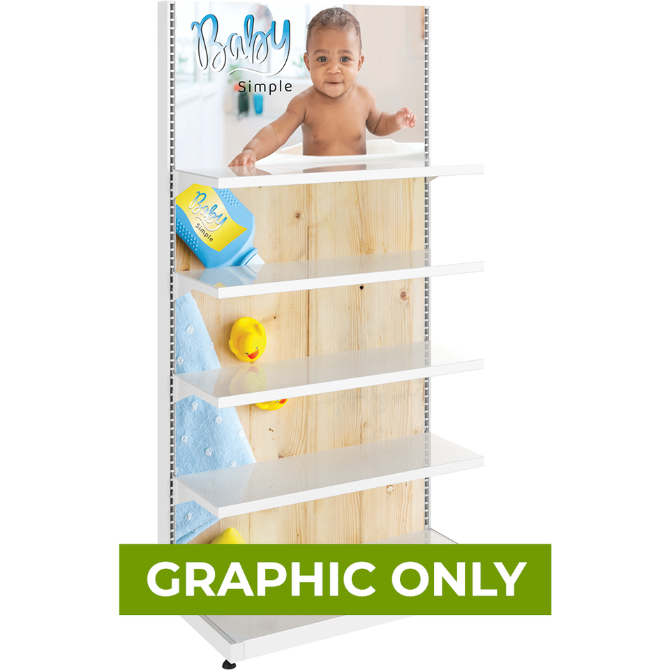 GRAPHIC ONLY - MODIFY Display Stand With Shelving - 37.5